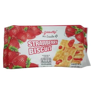โกลเด้นฟูจิ ขนมปังไส้สตรอฯ 140ก.