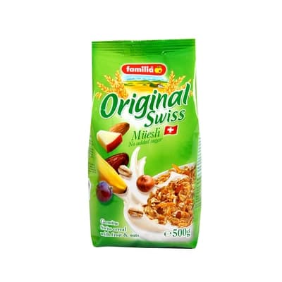Familia Original Muesli No Sugar 500G.