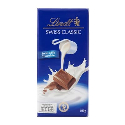Lindt Milk Chocolate 100G.