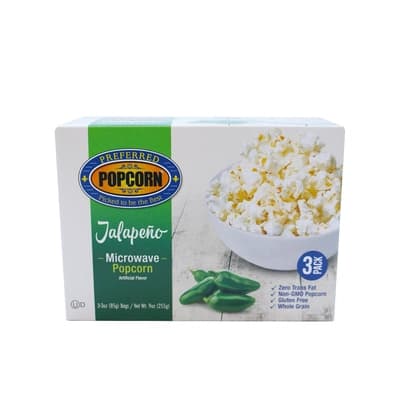 Preferred Jalapeno Microwave Popcorn 255G.