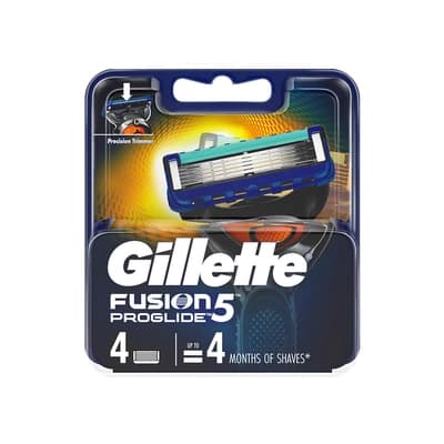 Gillette Fusion Proglide Razor Blades 4PCS.