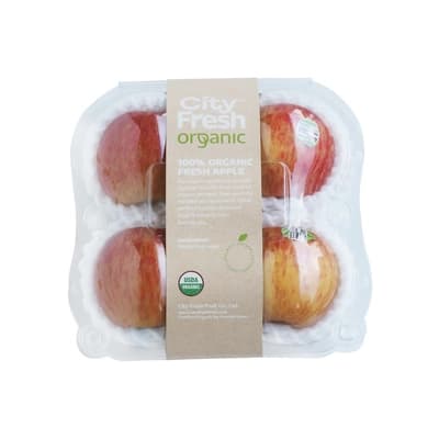 กูร์เมต์ เฟรช แอปเปิ้ลฟูจิ Organic แพ็ค 4