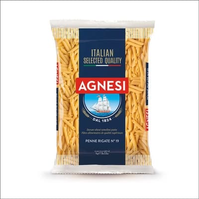 Agnesi Penne Rigate No.19 1KG.