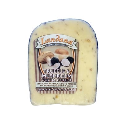 Landana Truffle and Mushroom Gouda Cheese 180G.