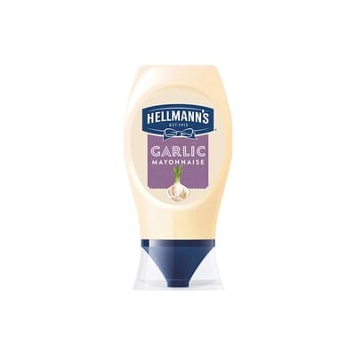 Hellmanns Mayonnaise with Garlic Squeezy 250ML.