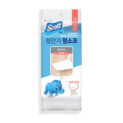 SCOTT DRY FLOOR WIPES 30 SHEETS