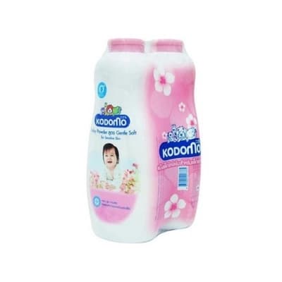 โคโดโม แป้งเด็กสีชมพู 400ก. แพ็ค 2