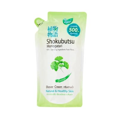 Shoku Shower - (Green) Ginkgo  400 ml. (Refill)