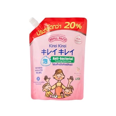 Kirei Foam Hand Soap - Peach 450ML. (Refill)