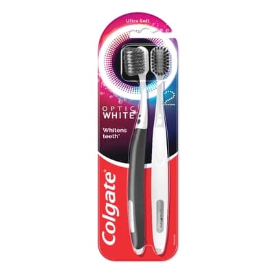 Colgate Optic Whitening Toothbrush Pack 2