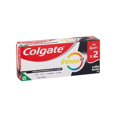 Colgate Total Charcoal Toothpaste 110G Pack2