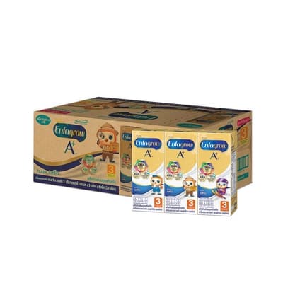 Enfagrow 3 A Plus UHT Milk Plain 180ML. Pack 24