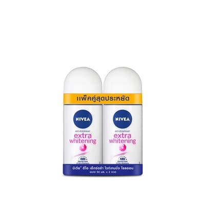 Nivea Rollon Extra Whitening 50ML. Pack 2