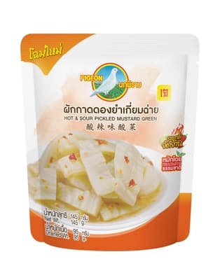 นกพิราบ ผักกาดดองยำเกี่ยมฉ่าย 145ก.