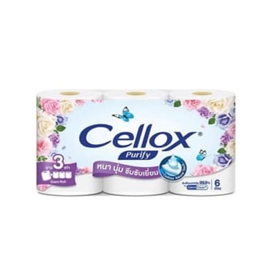 เซลล็อกซ์ ฟิวริฟาย กระดาษชำระซุปเปอร์เอ็กซ์ตร้าไจแอนท์แพค 6ม้วน