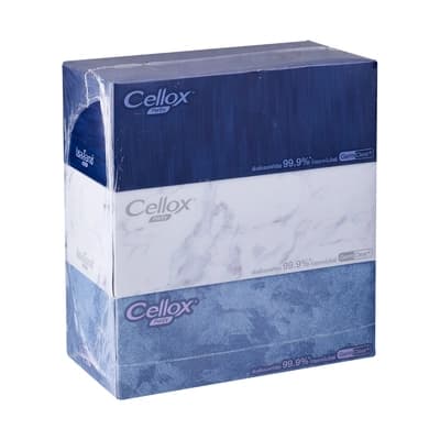 Cellox Purify Facial Tissue Decor 140sheets Pack 3
