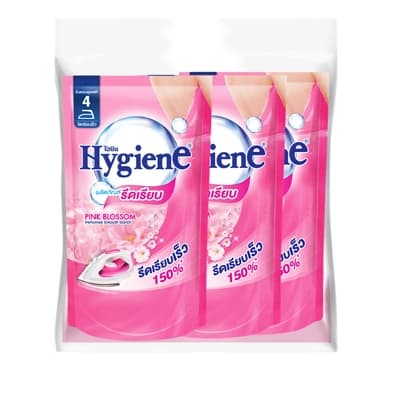 ไฮยีน น้ำยารีดเรียบซองสีชมพู 550มล. แพ็ค 3