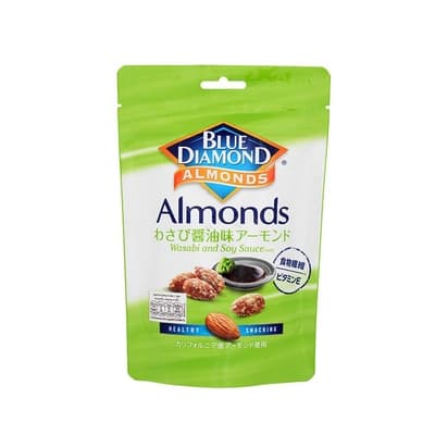 Blue Diamond Wasabi and Soy Sauce Almonds 110G.
