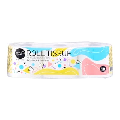 Home Fresh Mart Roll Tissue 50M. Pack 3