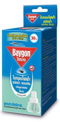 ไบกอน ผลิตภัณฑ์ไล่ยุงไฟฟ้าชนิดน้ำกลิ่นยูคาลิปตัส30คืน 43.8ก.