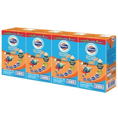 Foremost Omega Fresh Milk 110ML.Pack 4