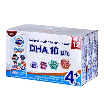 Foremost Omega Smart 4Plus Plain 180 ML Pack12