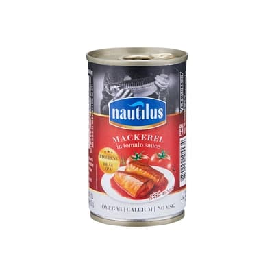 Nautilus Mackerel In Tomato Sauce 155G.