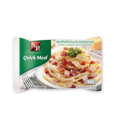 S&P Quick Meal Spaghetti With Carbonara Sauce 245G.
