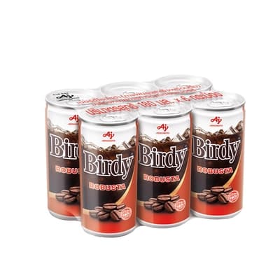 Birdy Robusta Coffee 180ML. Pack 6