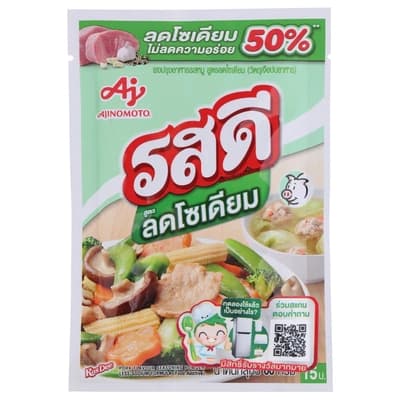รสดี รสหมู สูตรลดโซเดียม 60 กรัม