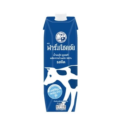 Chokchai Farm UHT Plain Cow Milk 100Percent 1LTR.