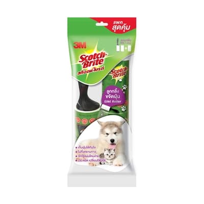 3M ลูกกลิ้งขจัดฝุ่น 30แผ่น ฟรีรีฟิล2ม้วน