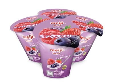 Meiji Yoghurt With Mixed Berry 135G. Pack 4