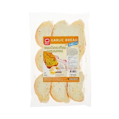 KCG ขนมปังกระเทียมผสมเบคอน 110ก.