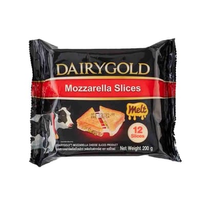 Dairygold Mozzarella Cheese Slice 200G.