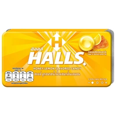 Halls Honey Lemon Blister 3G.