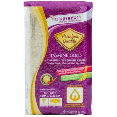 มาบุญครอง ข้าวหอมมะลิใหม่ 2KG.