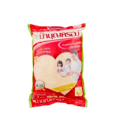 มาบุญครอง ข้าวหอมมะลิเกรด100%คัดพิเศษ2กก.