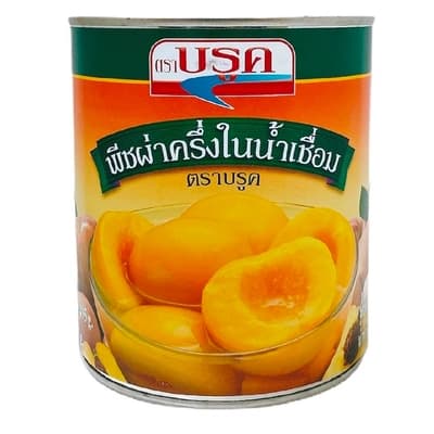 Brook Peach Halves In Syrup 825G.