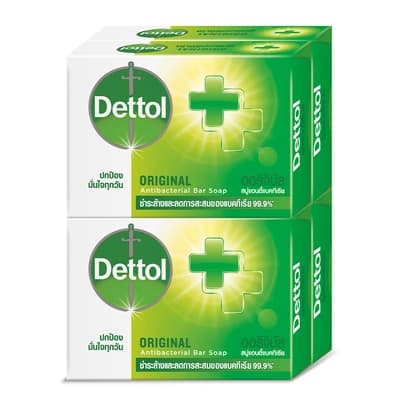 เดทตอล สบู่ก้อนสูตรออริจินัล 100ก. แพ็ค 4