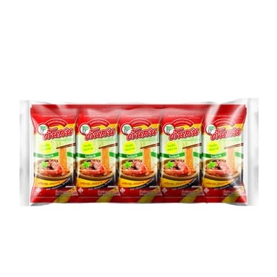 ต้นสน วุ้นเส้นไม่ฟอกสี 40ก. แพ็ค 10