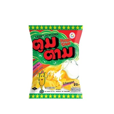Toom Tam Corn Snack Corn Sweet Milk Flavour 91G.