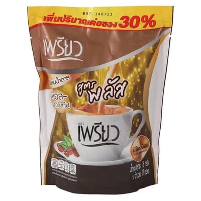 เพรียวคอฟฟี่ กาแฟปรุงสำเร็จเพรียว 120ก. แพ็ค 10