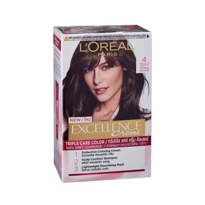 Loreal Paris Excellence Creme Color No.4 Brown 172ML.