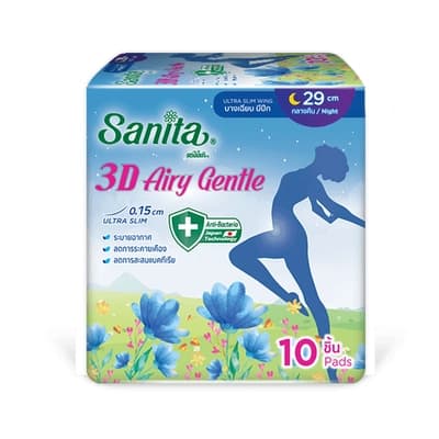 Sanita 3D Ultra Slim 29Cm 10PCS.
