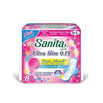 Sanita Ultra Thin Wing 8PCS.