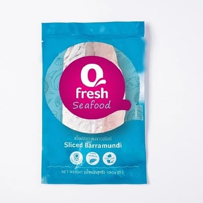QFRESH Barramundi Sliced 100G.