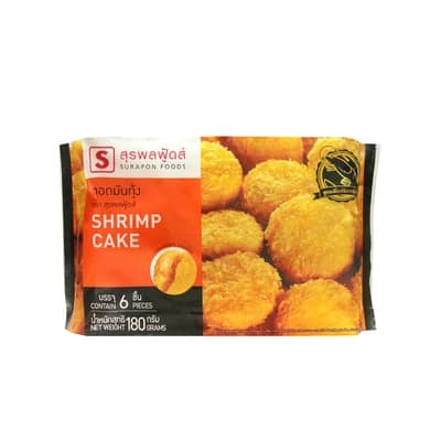 Surapon Foods Shrimp Cake 6PCS. 180G.