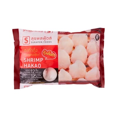 สุรพล ฮะเก๋ากุ้ง 12ชิ้น 195G.