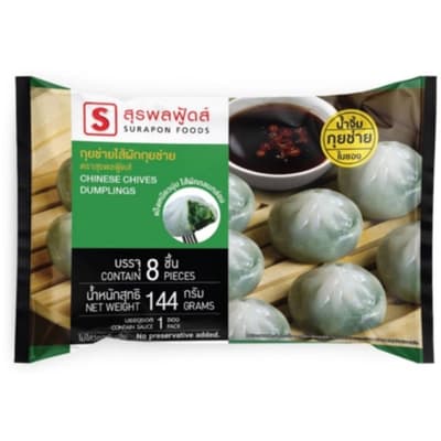 สุรพลฟู้ดส์ กุยช่ายไส้ผักกุยช่าย 144กรัม